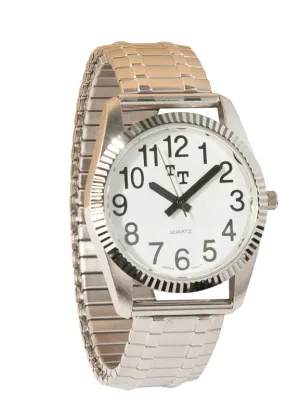 Watch Low Vision Mens White Face-#14
