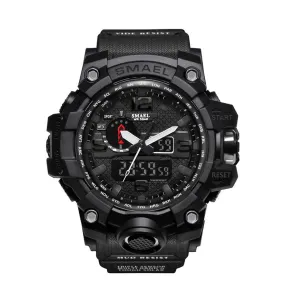 Waterproof Men LED Wristwatch Outdoor Sports Wristwatch Climbing Running Chronograph Alarm Clock 1545 Military Watch