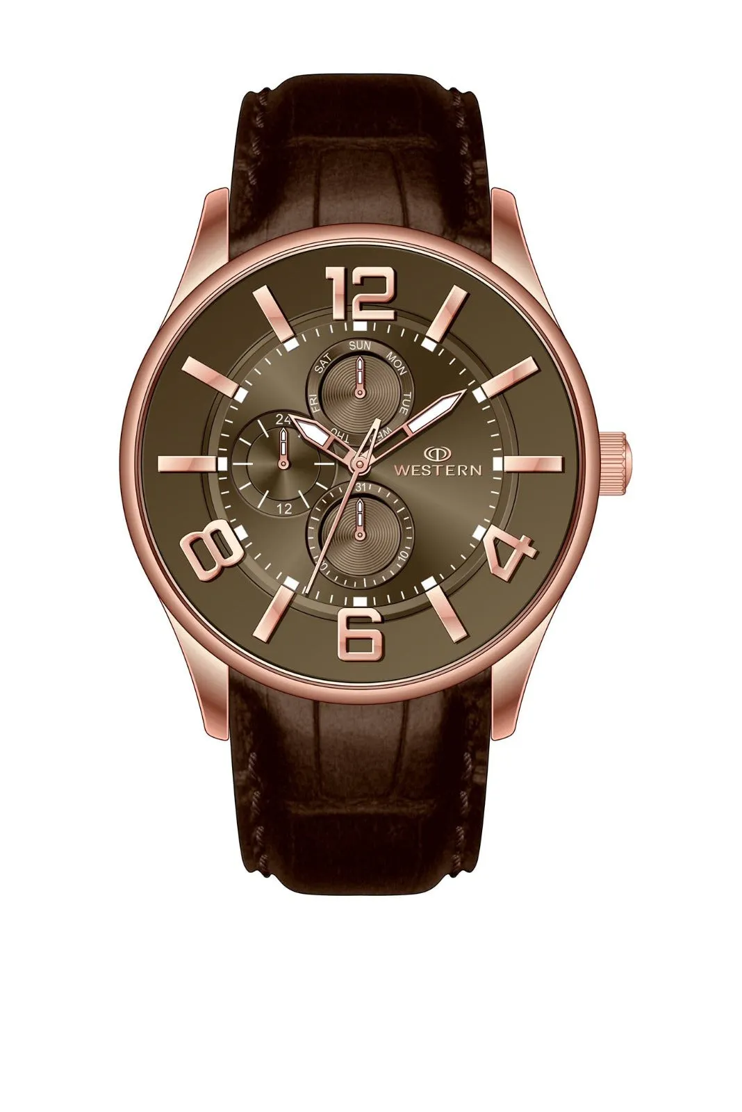 WESTERN W1814GPP070Q MEN WATCH
