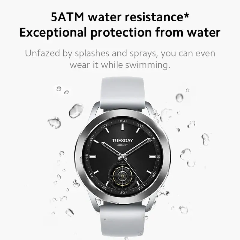 World Premiere Global Version Xiaomi Watch S3 1.43"large AMOLED display Supports 150 sports modes Supports Bluetooth® phone call