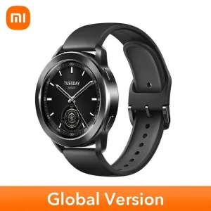 World Premiere Global Version Xiaomi Watch S3 1.43"large AMOLED display Supports 150 sports modes Supports Bluetooth® phone call