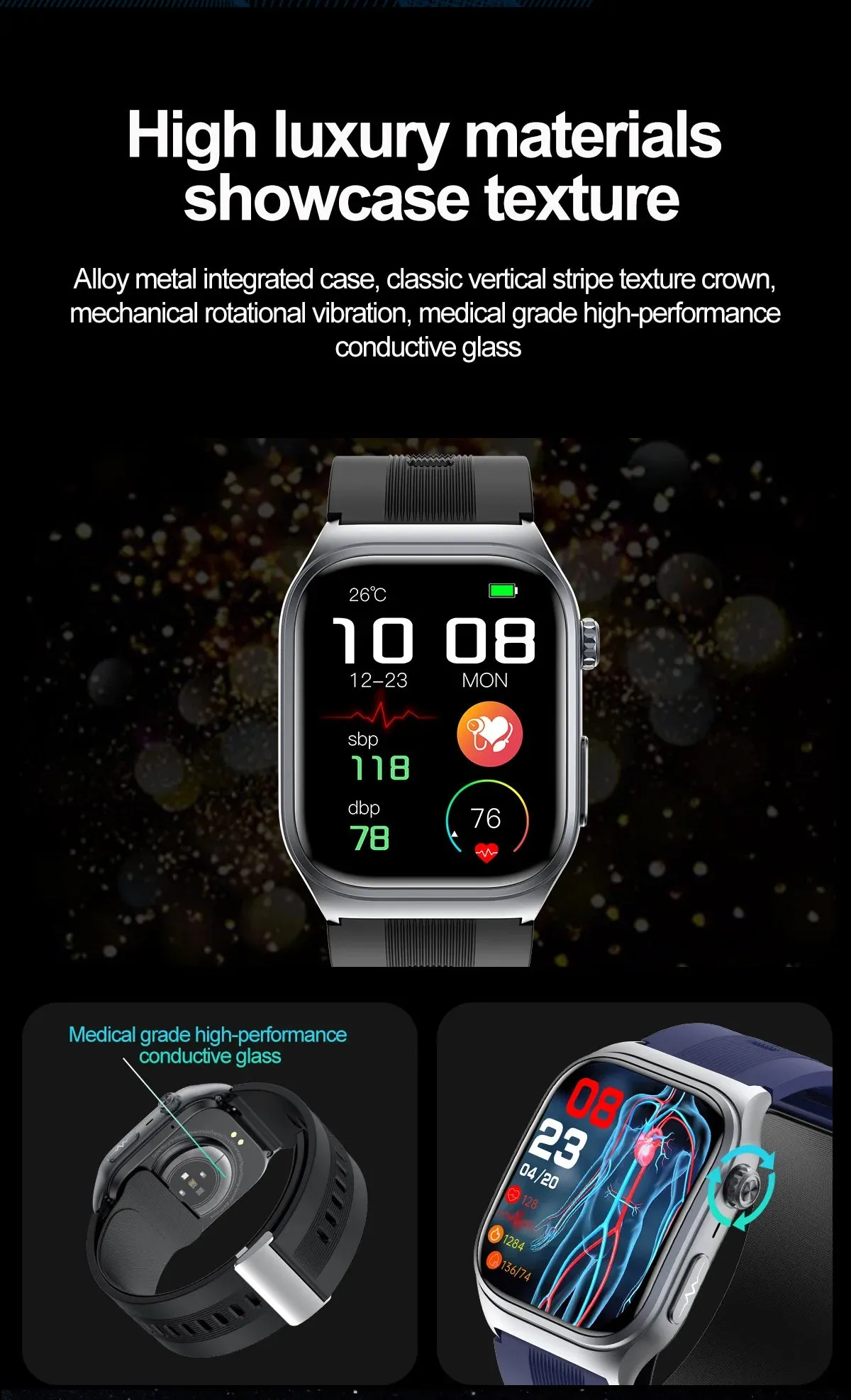 Xiaomi Air Pump Airbag Test Three High Smart Watch With ECG PPG Smart NFC