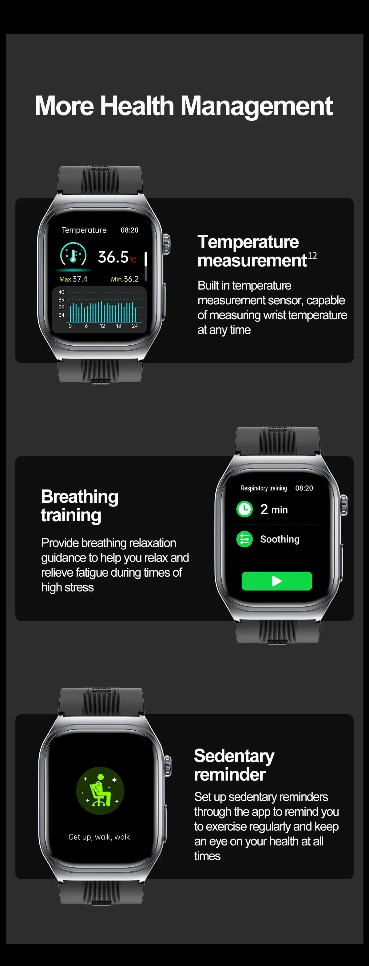 Xiaomi Air Pump Airbag Test Three High Smart Watch With ECG PPG Smart NFC