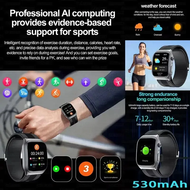 Xiaomi Air Pump Airbag Test Three High Smart Watch With ECG PPG Smart NFC