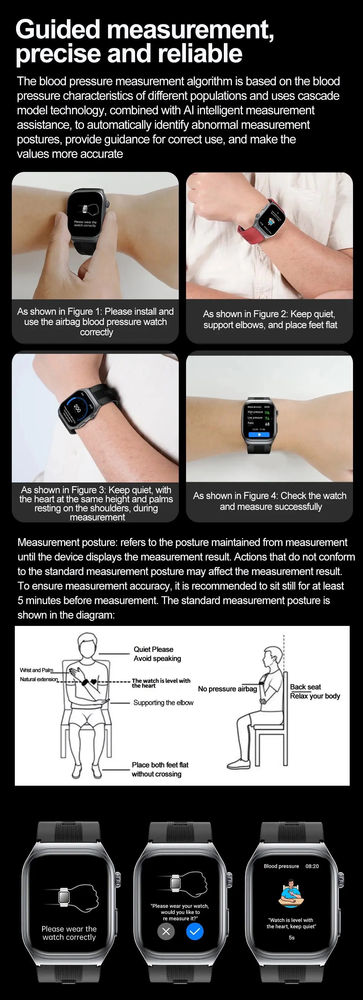Xiaomi Air Pump Airbag Test Three High Smart Watch With ECG PPG Smart NFC