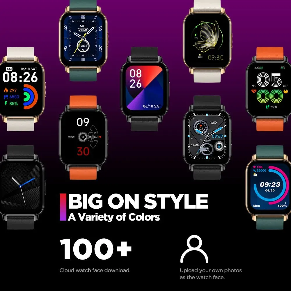 Zeblaze Btalk Voice Calling Smart Watch 1.86 Inch Large Color Display Health and Fitness Smartwatch For Men Women